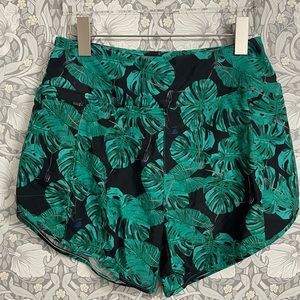 Pudolla Women’s Tropical Sport Swim Shorts Quick Drying w/ Tummy Control Size M